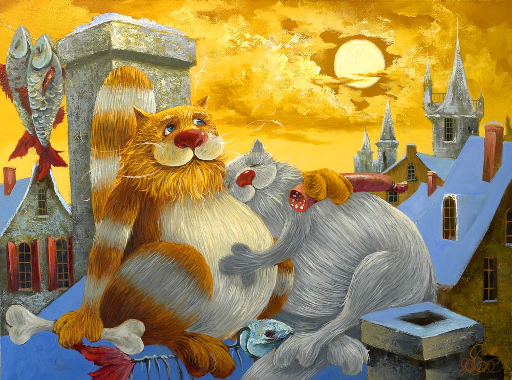Картины Антона Горцевича коты. Сказочная живопись Антона Горцевича. Гарцевич отмороженный 5 читать